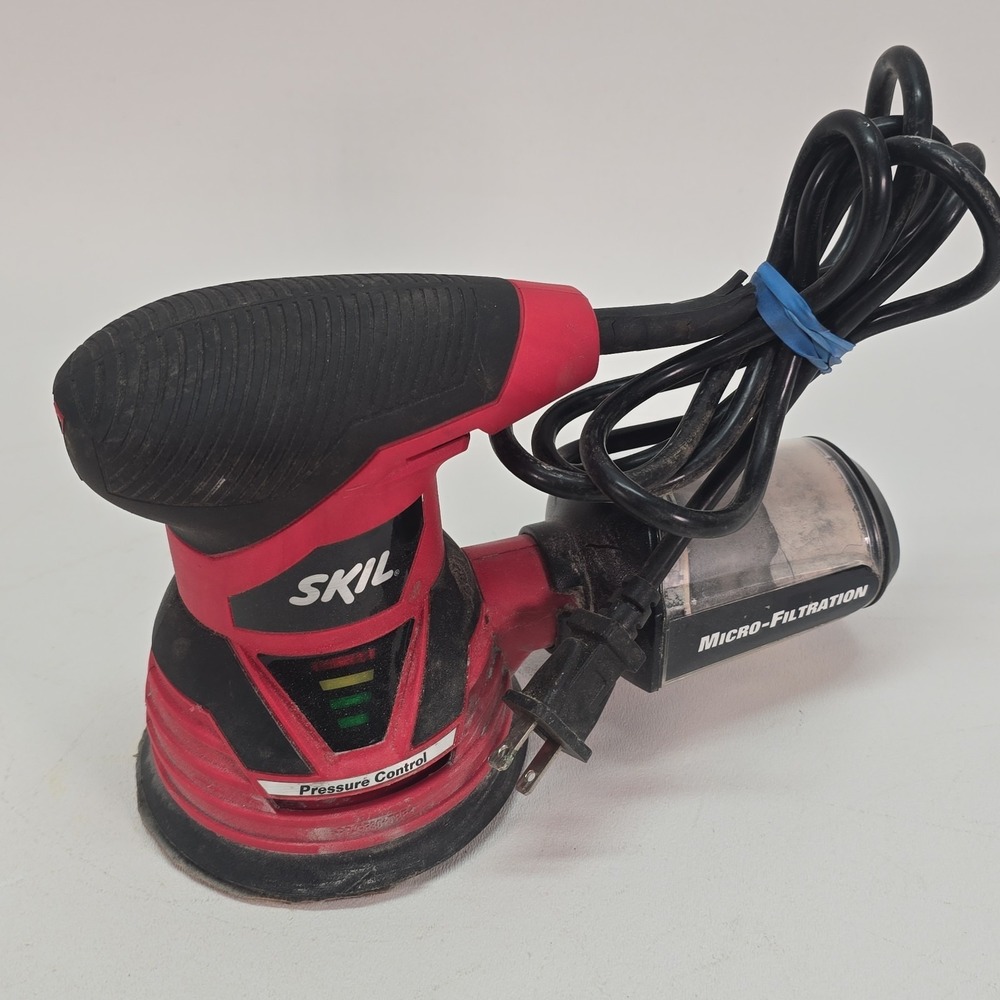 SKIL 7492 5" Random Orbital Sander w Dust Canister Corded - Works